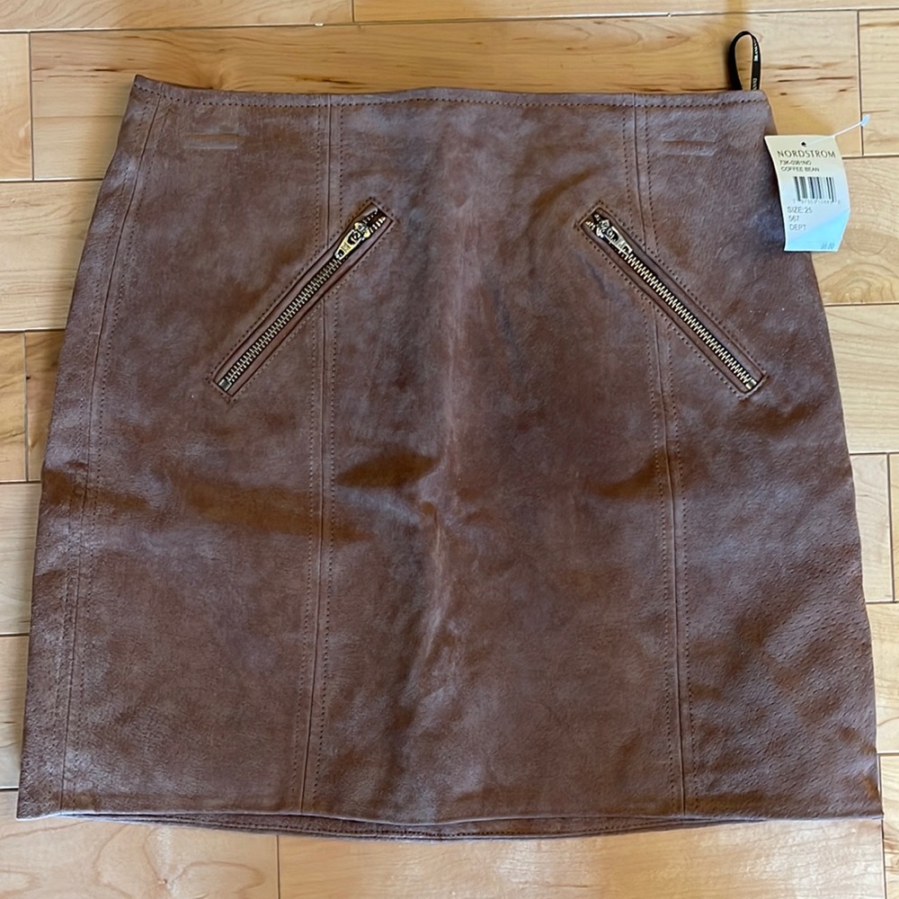 BLANKNYC suede skirt